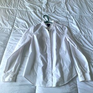 Never worn, white button up